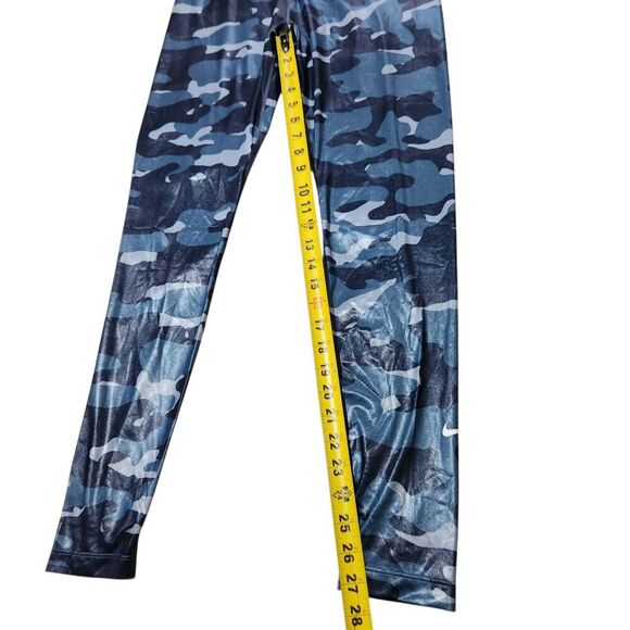 Nike Dri Fit Leggings For Women Size Large Camouflage Pattern Mid Rise - Picture 5 of 16